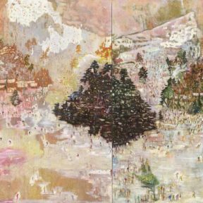 skiing painting Peter Doig