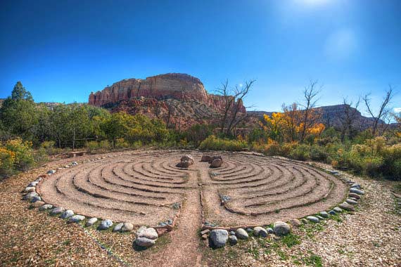 New Mexico, Ghost Ranch, labyrinth