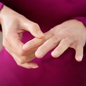 massaging fingers