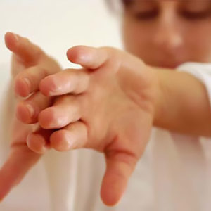 hand position for Qi Gong