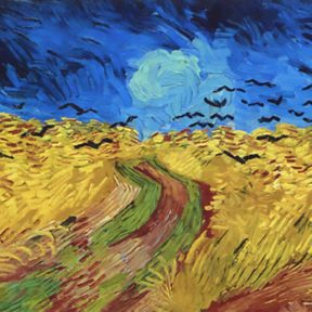 fall painting, Van Gough