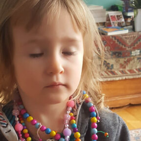 child meditating